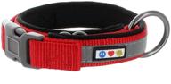 🐾 pawtitas padded martingale dog collar | soft neoprene collar with reflective band for optimal visibility | suitable for small and large pets logo