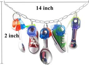 img 2 attached to 🦜 Interactive Parrot Chewing Toys with Mini Sneaker: Perfect for Small to Medium Birds - Parakeet, Cockatiel, Conure, African Greys, Amazon, Cockatoo, Macaw (A Style)