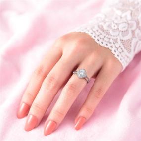 img 1 attached to 💍 Исключительные обручальные украшения из циркония для женщин - Madeone Adjustable