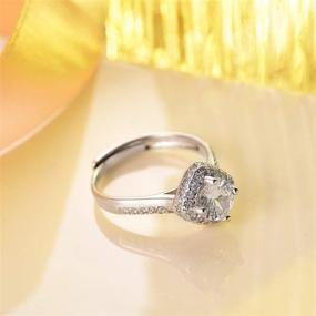 img 3 attached to 💍 Исключительные обручальные украшения из циркония для женщин - Madeone Adjustable