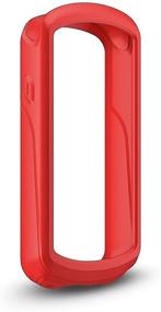 img 1 attached to 🔴 Protective Silicone Case for Garmin Edge 1030 - Red, One Size