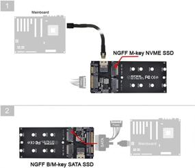 img 3 attached to Xiwai SFF 8654 Slimline Adapter Mainboard