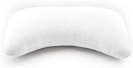 🍯 honeydew scrumptious side sleeper queen pillowcase – 100% organic bamboo fabric – cooling, hypoallergenic, and wrinkle-preventing luxury pillowcase – made in usa – powdered sugar (white) logo