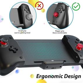 img 2 attached to 🎮 Enhance Your Nintendo Switch Gaming Experience with OIVO Switch Pro Controller Comfort Grip: Gamepad with Turbo Vibration, Motion Control, and Handheld Functionality