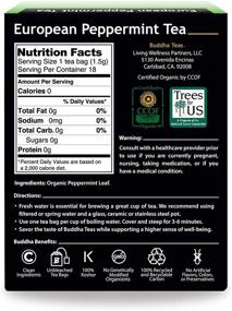 img 1 attached to 🍵 Buddha Teas Organic European Peppermint Tea: 18 Bleach-Free Bags, Made in the USA, Caffeine-Free, Non-GMO