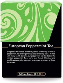 img 2 attached to 🍵 Органический чай European Peppermint от Buddha Teas: 18 безхлорной бумажные пакетики, произведено в США, без кофеина, не-GMO.