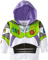 👦 disney buzz lightyear toy story hoodie: perfect for toddler boys! logo