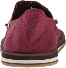 img 2 attached to 👞 Sanuk Men's Hemp Slip Burgundy Slip-On Loafers - Stylish Men's Shoes