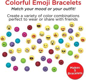 img 3 attached to 🎨 Express Your Style with Creativity Kids Emoji Bracelet Craft