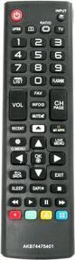 img 3 attached to AKB74475401 Replacement Remote Control for LG Smart TV Models 24LF4820, 32LF595B, 43LF5900, 43UF6400, 43UF6430, 43UF6800, 43UF6900, 43UF7590, 43UF7600, 49LF5900, 49UF6400, 49UF6430, 49UF6490, 49UF6800, and 49UF6900