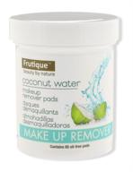 frutique coconut water makeup 🥥 remover pads - 65 pads for hydration logo