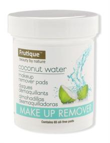 img 3 attached to Frutique Coconut Water Makeup 🥥 Remover Pads - 65 Pads for Hydration