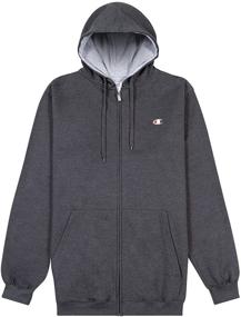 img 4 attached to Champion Hoodies Fleece Heavyweight Hoodie Men's Clothing for Active