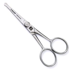 img 2 attached to MACS PROFESSIONAL - Adjustable Nob Beard & Mustache Scissors: Precise 🪒 Trimming for Facial Hair - Durability with Sharp Stainless Steel Blades (Model 60105)