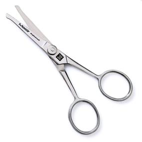 img 3 attached to MACS PROFESSIONAL - Adjustable Nob Beard & Mustache Scissors: Precise 🪒 Trimming for Facial Hair - Durability with Sharp Stainless Steel Blades (Model 60105)