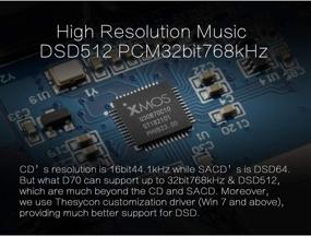 img 1 attached to 🎧 Topping D70 HiFi Balanced DAC Audio Decoder XMOS XU208 AK4497 OPA1612 DSD512 32Bit/768KHz USB/Optical/Coaxial/AES/IIS with Remote Control - Black