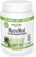 macromeal vegan protein macrolife naturals sports nutrition and protein logo