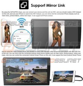 img 1 attached to 🚗 9-дюймовый сенсорный экран Android 10 автомагнитола с навигацией, Bluetooth, WiFi, USB, управлением с рулевого колеса, Mirror-Link, 4G, TPMS, GPS для Mercedes-Benz E-Class W211 W463 W209 W219 двухдинового головного устройства