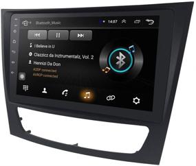 img 4 attached to 🚗 9-дюймовый сенсорный экран Android 10 автомагнитола с навигацией, Bluetooth, WiFi, USB, управлением с рулевого колеса, Mirror-Link, 4G, TPMS, GPS для Mercedes-Benz E-Class W211 W463 W209 W219 двухдинового головного устройства