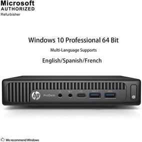 img 2 attached to Обновленный ПК HP 600 G2 Micro Mini Tower с процессором Intel Quad Core i5-6500T, 16 ГБ оперативной памяти, 256 ГБ SSD, WiFi, USB 3.0 и Win 10 Pro.