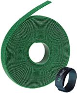 🔗 oldhill fastening tapes hook and loop reusable straps - 1/2" width, 15' x 3 rolls (green) logo