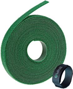 img 4 attached to 🔗 Oldhill Fastening Tapes Hook and Loop Reusable Straps - 1/2" Width, 15' x 3 Rolls (Green)