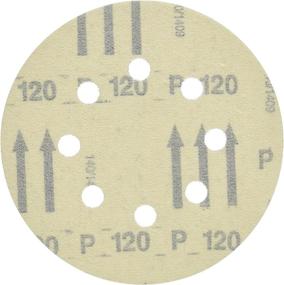 img 3 attached to 🪚 BOSCH SR5R120 5-Piece 120 Grit 5 Inch 8 Hole Hook-And-Loop Sanding Discs - High-Quality Abrasive Discs for Precise Sanding