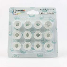 img 2 attached to 🧵 WonderFil DecoBob Class 15 White Pre-Wound Bobbins: Specialty Threads for High-Quality Sewing Projects