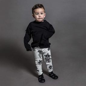 img 3 attached to 👖 NUNUNU Soft Cotton Leggings: Unisex Pants for Babies, Kids, and Teens - Newborn to 14 Years - Boys and Girls