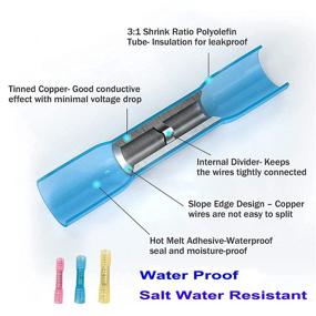 img 2 attached to Connectors Insulated Waterproof Electrical Automotive Industrial Electrical