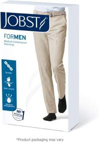 img 2 attached to JOBST for Men Knee High Closed Toe Compression Stockings: Extra Firm Legwear for All-Day Comfort (Pack of 2)