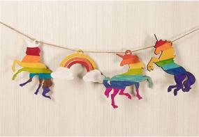 img 2 attached to 🦄 24 Pieces of Unfinished Wooden Unicorn Cutouts for Crafts & DIY Painting - Ideal Wood Christmas Ornaments Assortment with 4 Unique Designs