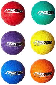 img 1 attached to 🏀 Sportime 1478718 Mini Playground Ball Set, 2-1/2 Inches, Assorted Colors (Pack of 6)