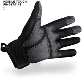 img 3 attached to 🧤 Indie Ridge Powersports Motorcycle Gloves: Lightweight Carbon Fiber Racing Gloves for Mobile Touch Screen (Size Large)