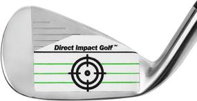 img 2 attached to Combo Pack 100 Driver and 100 Iron Labels - Direct Impact Golf's Golf Impact Tape for Better Performance