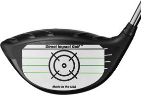 img 3 attached to Combo Pack 100 Driver and 100 Iron Labels - Direct Impact Golf's Golf Impact Tape for Better Performance