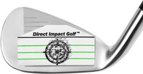 img 1 attached to Combo Pack 100 Driver and 100 Iron Labels - Direct Impact Golf's Golf Impact Tape for Better Performance