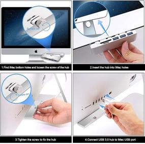 img 1 attached to Aluminum 3-Port USB 3.0 Hub by Rocketek