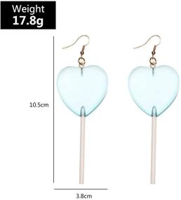 img 3 attached to Heart Shaped Lollipop Simulation Accessory Gift Transparent