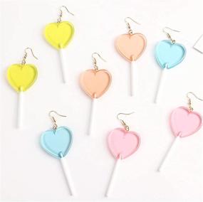 img 2 attached to Heart Shaped Lollipop Simulation Accessory Gift Transparent