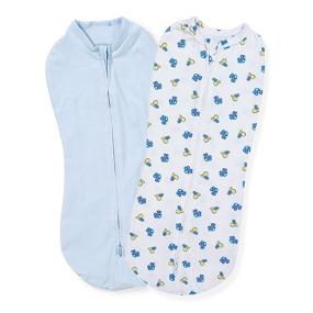 img 4 attached to 🦖 SwaddleMe Pod: Newborn Size, 0-2 Months, 2-Pack (Dino Trucks) - Expert Swaddling Solution for Newborns