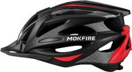 🔦 rechargeable usb rear light adult bike helmet - adjustable mountain & road cycling helmet with detachable visor - lightweight bicycle helmet for men and women logo