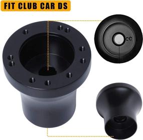 img 3 attached to 🏌️ Golf Cart Steering Wheel Adapter Hub for Club Car DS, Club Car Precedent, EZGO, and Yamaha Golf Carts - LEAPGO (Non-Universal Adapter, Refer to Variations)