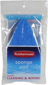 img 1 attached to 🧽 Rubbermaid B007ZREESA 1811034 Switchable Sponge Pad in Blue: Versatile Cleaning Companion