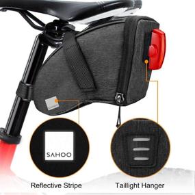 img 4 attached to Enhance Your Cycling Experience with the 🚴 Number-One 1.5L Bicycle Strap-On Saddle Bag Seat Pack