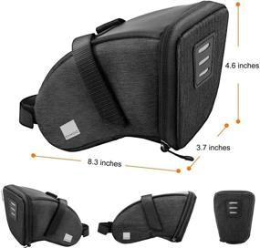 img 2 attached to Enhance Your Cycling Experience with the 🚴 Number-One 1.5L Bicycle Strap-On Saddle Bag Seat Pack