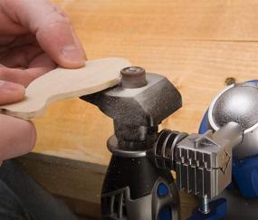 img 1 attached to 🔧 Dremel A576 Sanding/Grinding Guide: A Must-Have Tool for Precise Black Surface Finishing