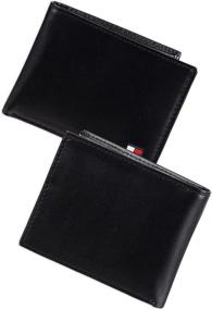 img 3 attached to Tommy Hilfiger Blocking Leather Slimfold Men's Accessories in Wallets, Card Cases & Money Organizers