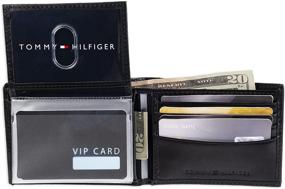 img 1 attached to Tommy Hilfiger Blocking Leather Slimfold Men's Accessories in Wallets, Card Cases & Money Organizers