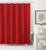 🚿 premium hotel-quality shower curtain liner - rust proof metal grommets - assorted colors (christmas red) logo